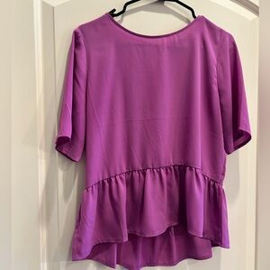 Banana Republic Vibrant Purple Blouse